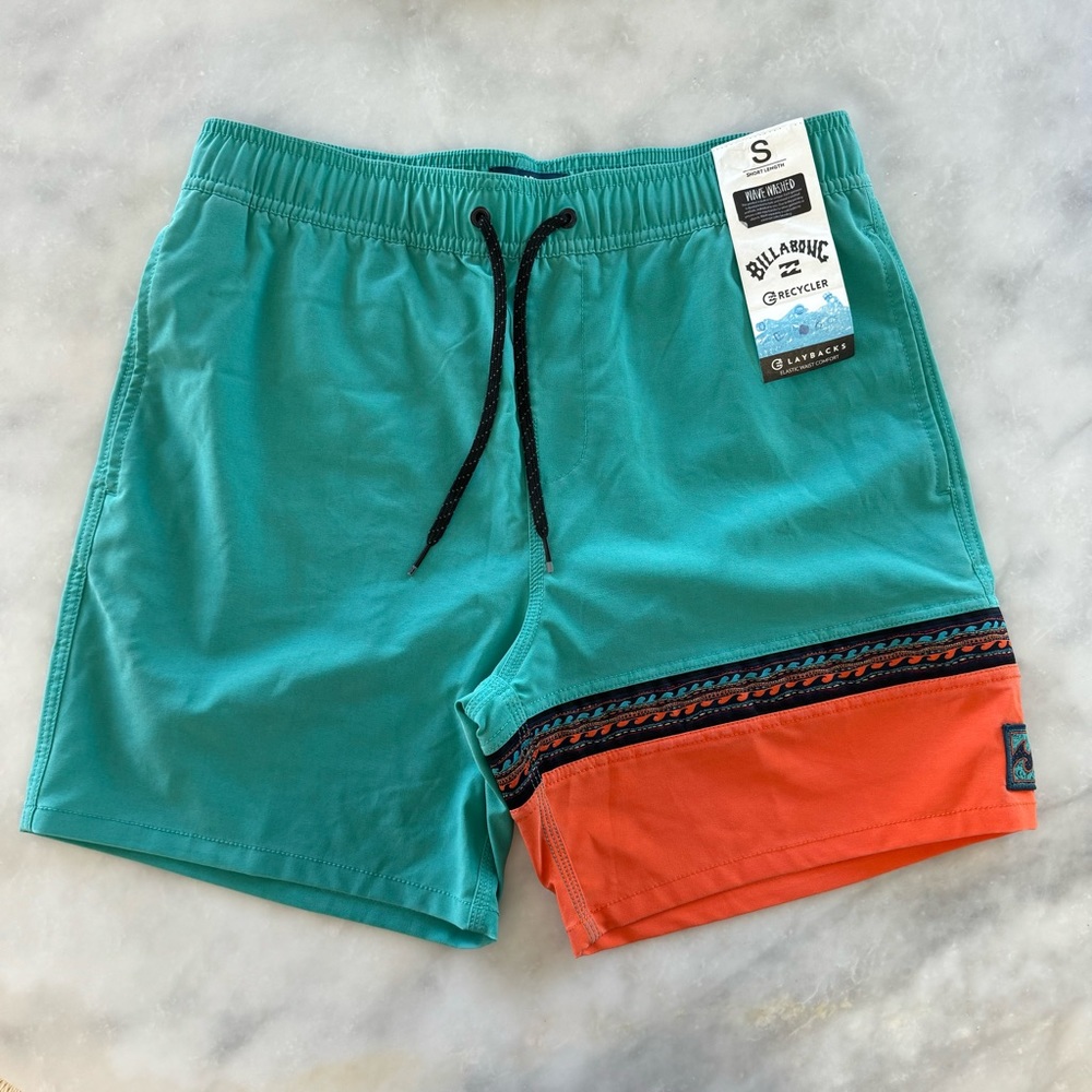 Billabong Burleigh Layback. aqua. S. 16” L